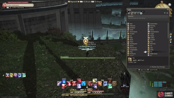 Head to and perform /pet on Shaggles