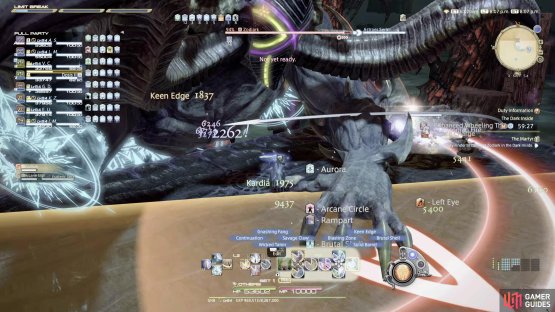 it&rsquo;ll cast a wide cone AoE from it, covering most of the arena.