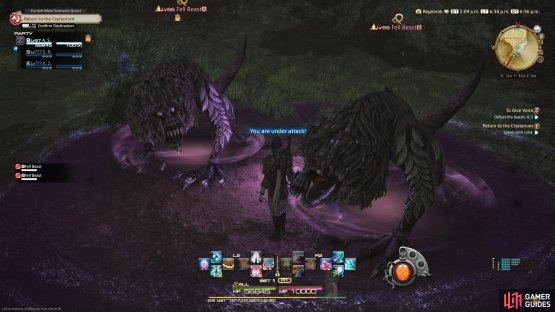 you&rsquo;ll then need to dispatch two Fell Beasts that attack.