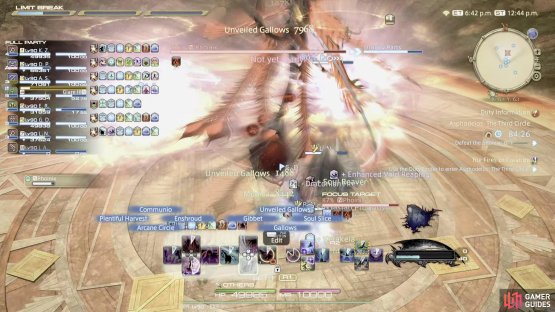 as the tanks, make sure to separate from each other as it&rsquo;ll cast an AoE around you.