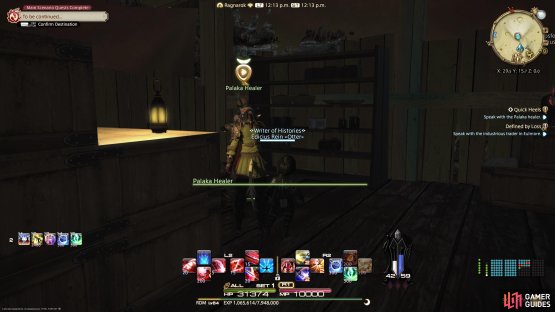 Head over to (X: 29.5, Y: 15.7) and speak with the Palaka Healer