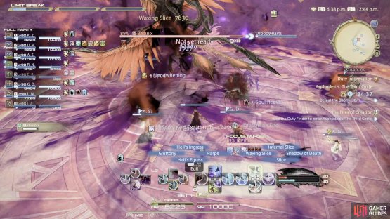 make sure the party have sufficient health to take the hit.