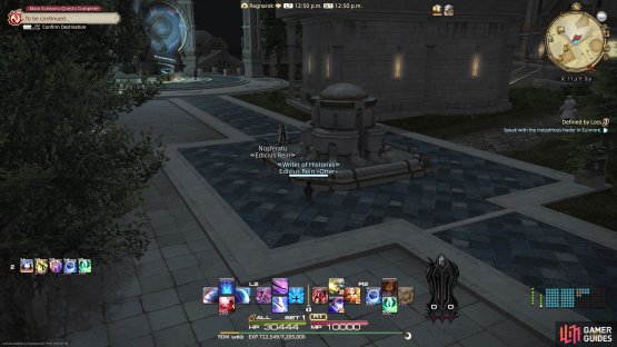 to find the Sightseeing Log sitting on top of a Water Fountain. 