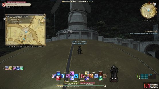 Head to Sharlayan Hamlet