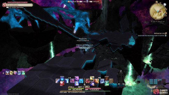 to find the Sightseeing Log sitting in the northwest corner. 