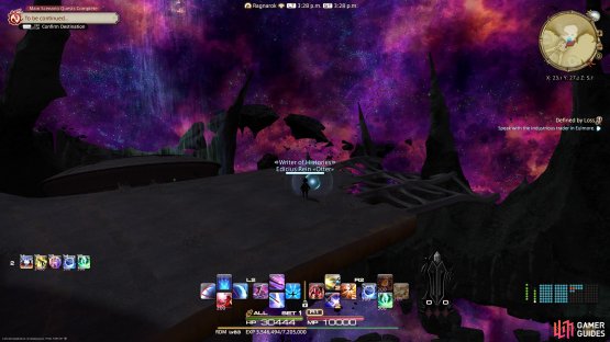 to find the Sightseeing Log sitting at the end of a broken bridge of the west tower.