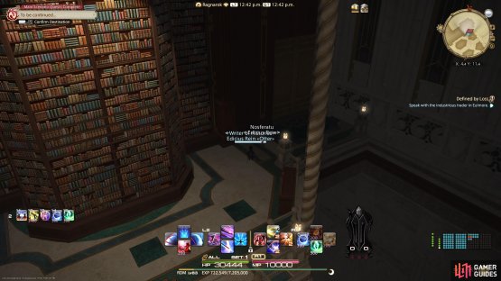 to find the Sightseeing Log on the right of the entrance. 