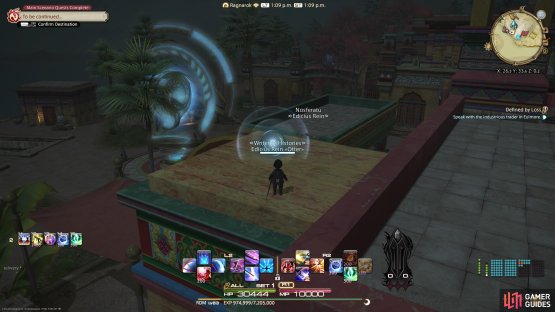 to find the Sightseeing Log sitting on top of the roof northeast of the Athernet.