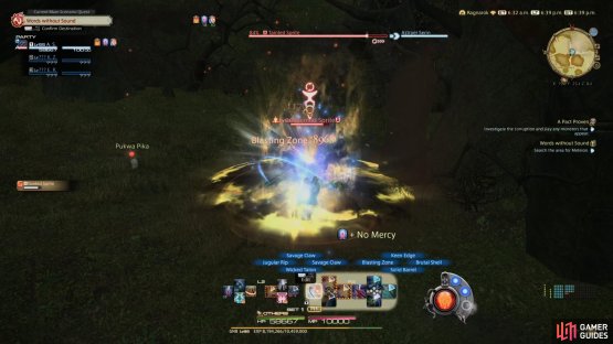 then head to the corrupted soil to take out the Tainted Sprite.