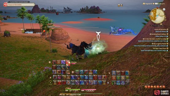 A nice beach view awaits for this aether current.