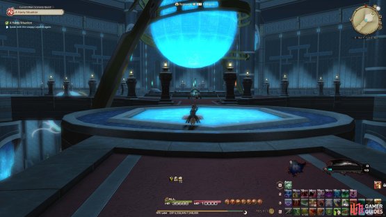 Travel to the top of Bestyway Burrow to see the giant Sphere.