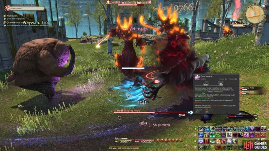 Slay the twoo Blazing Anals that appear