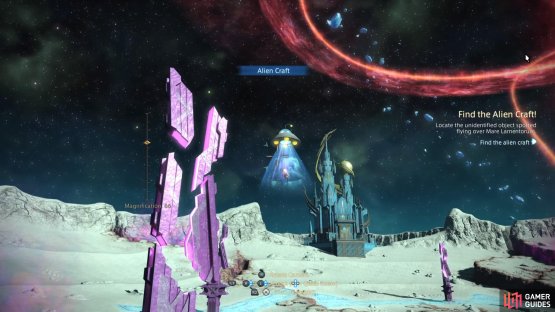 and wait for the Alien Craft to come pass.