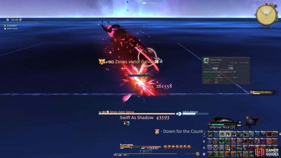 Zenos power up!