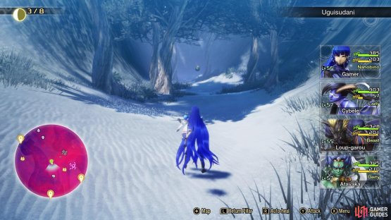 There is a guaranteed Mitama spawn in this little dead end