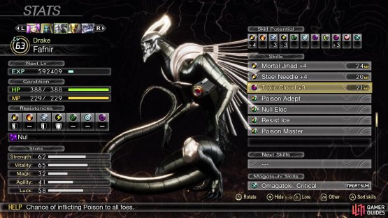 You will want Fafnir with the shown skills for the next battle
