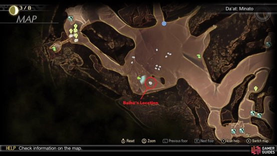 Baihu&rsquo;s location on the map