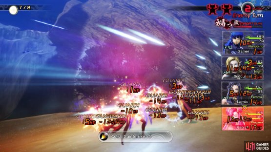 Astral Saintstrike will hit random targets, but a total of 15 times