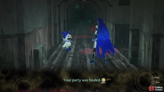 Rescuing the Jack Frost will have him fully heal you whenever you talk to him