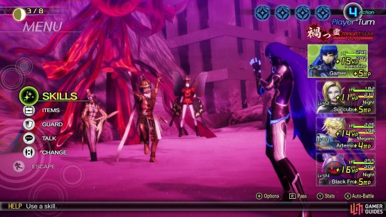 You will be facing three different enemies during the battle