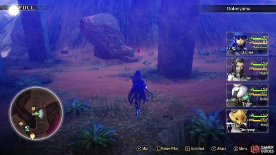 Look directly east from the Oni NPC to find Miman #90