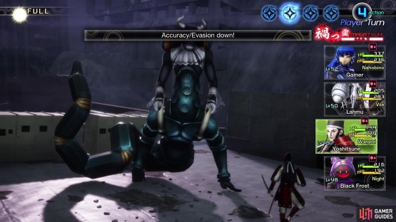 Debuffing Moloch&rsquo;s accuracy will keep his Physical attacks at bay