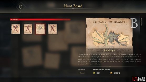 By reading the hunt description, and the location.
