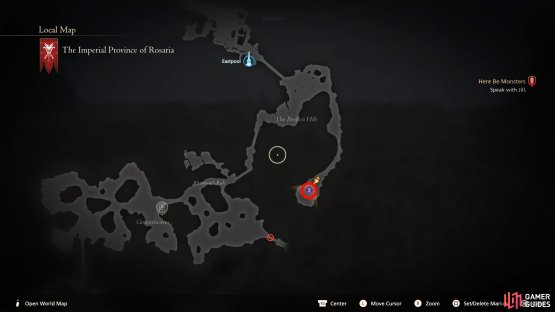 You&rsquo;ll find out that !Belphegor can be found south of !Eastpool.
