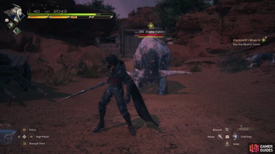 !Dodge to the side to avoid the Charge Attack.