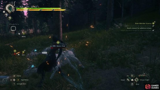and defeat the Woken Bug.