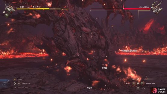as not locking on allows you to attack its feet without fighting the camera.