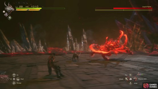 Step away when it changes into a coeurl, to not get hit by the flame spin.