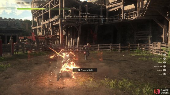 Use !Phoenix Shift to dash at enemies,