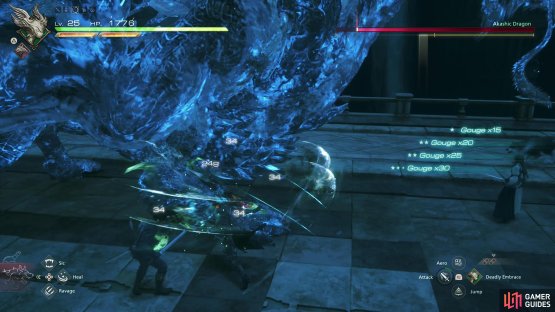 While powerful, the Akashic Dragon is fairly ponderous - you can stick to its flank and punish it with relative impunity.