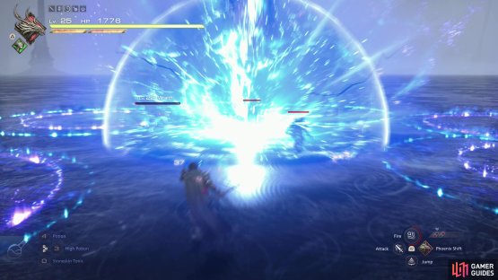 While fighting as Clive you&rsquo;ll need to be wary o the various energy attacks !Typhon scatters across the battlefield.