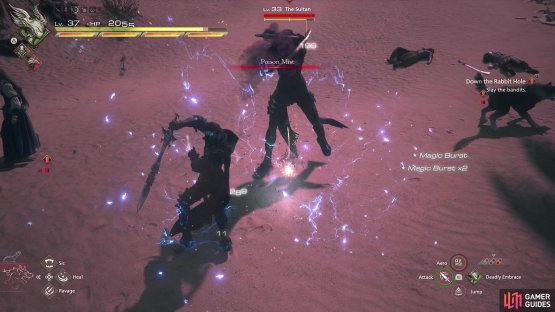the third wave of these bandits will be lead by The Sultan, a familiar miniboss.