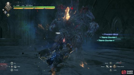 The final miniboss in this dungeon is the Soultaker, a variant of the Undertaker who is just as easy to bully with !Titanic Block as its predecessor.