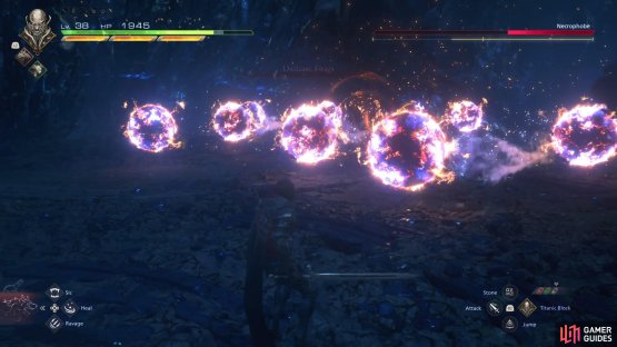 Necrophobe will start using Dualcast in the third phase