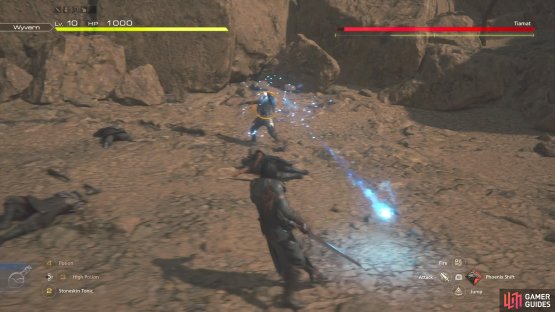 Tiamat&rsquo;s projectile pales in comparison to the previous fight&rsquo;s blast.