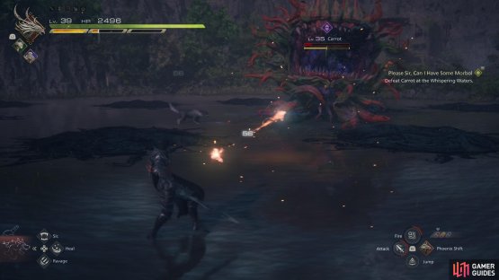 You can stay back and use ranged attacks while your !Eikon abilities recharge.