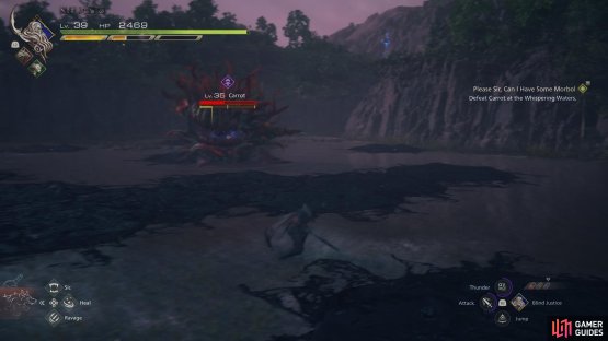 You may need to run around multiple puddles of Acid Rain to reach the boss at times.