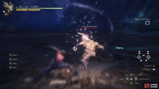 Time will be slowed for a brief period when you execute a parry successfully.