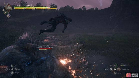 You can see the small, darker green bar which represents recoverable health with !Torgal&rsquo;s heal on Clive&rsquo;s HP bar here.