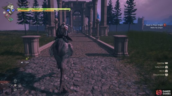 The Dragoon can be found in the far northeast of Sanbreque, at the Penitent&rsquo;s Gate.