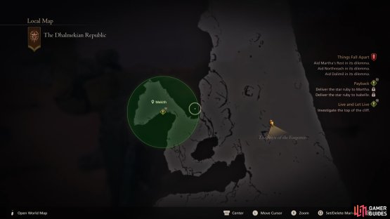 Head to this location 