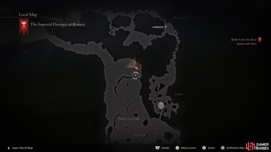 then head here in Rosaria to find the Flan Prince.