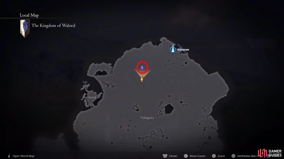 You&rsquo;ll find the Behemoth King southwest from the Vidargraes obelisk in Waloed.