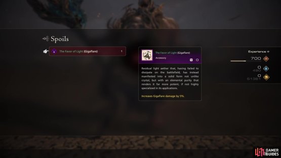 you will obtain a powerful accessory as a reward for clearing this trial.