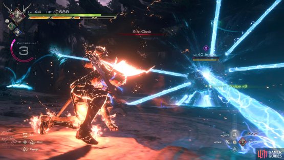 When Terminus is at its end, it&rsquo;ll use Short Circuit. This will release numerous energy beams throughout the arena.