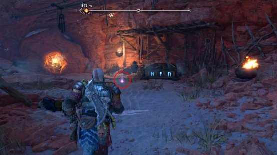 The second Artefact is near the end of the area, next to the last Nornir Chest.